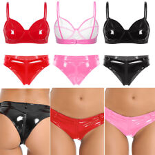 Frauen Outfits Drahtlos Badeanzug Schritt Set Top Party Unterwäsche Clubwear BH