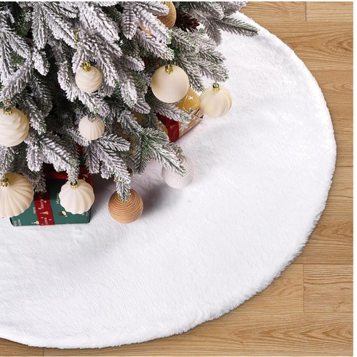 Weihnachtsbaumdecke plüsch - weihnachtsbaumdecke,