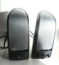 Logitech X120 Computer/Laptop kabelgebundene Lautsprecher vintage