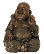 Große Figur Buddha sitzend