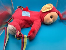 Plüsch TELETUBBIES Po Rucksack back-pack rot ca. 50 cm 1998 Golden Bear gut