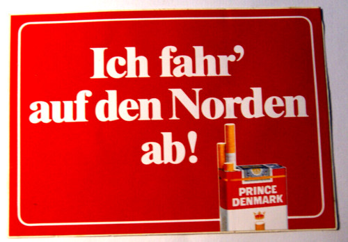 Werbe aufkleber prince - werbe-aufkleber, denmark