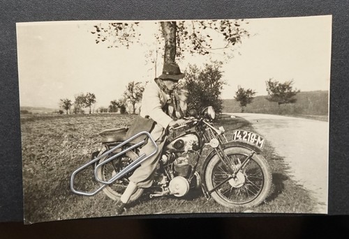 Foto portrait motorradfahrer - foto,