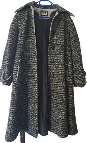 Vintage wollmantel boucle - vintage,