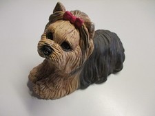 Figur Hund Yorkshire Terrier  ca. 20x11x13 cm über 30 Jahre alt