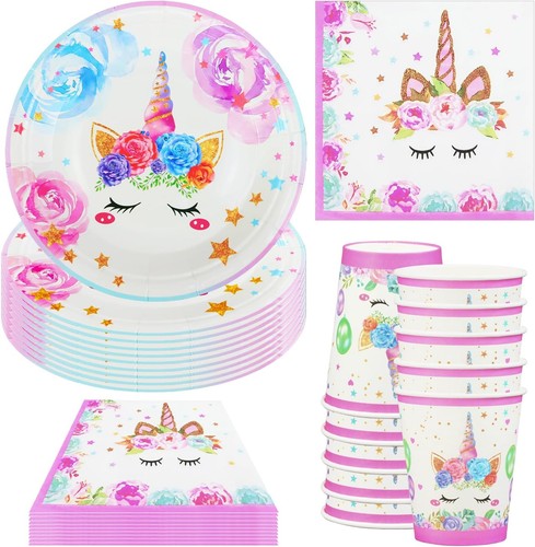 Einhorn partygeschirr set - einhorn,