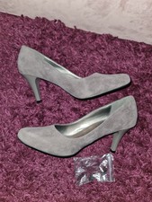 Damen Pumps Schuhe Größe 39 Taupe