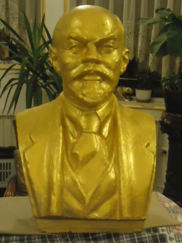 Lenin büste gips - lenin-büste, 80