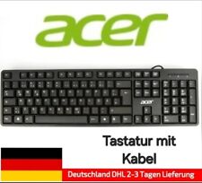 Tastatur mit Kabel Kabelgebunden USB Nummernblock Computer Acer PC  Keyboard