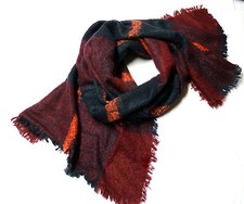 【ツ】 Zara Schal XXL Karo multicolor kariert