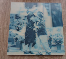 Seltenes Hologramm-Bild 3d-Effekt  Motiv: „Junge & Mädchen“ ca 29 x 29cm