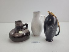 3x Vasen Weiß Schwarz Gold 1x