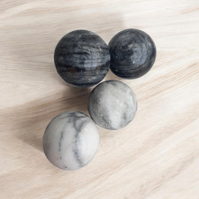 4 Stück   Marmor Kugeln  54