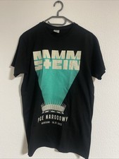 Rammstein tour shirt medium - rammstein,