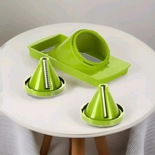 NEU: Genius Nicer Dicer Plus für Gemüse-Spaghetti & Julienne-Spiralen - 3-teilig