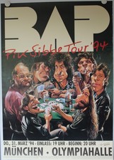 BAP, Tour, Poster, Plakat, Concert, Live, München, 1994