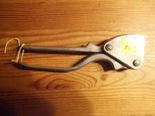 Plombenzange v.Mako, DB, verchromt und 10 Plomben zum Vernieten