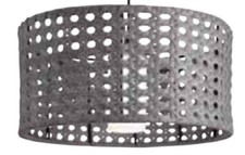 Lampenschirm 60cm grau E27