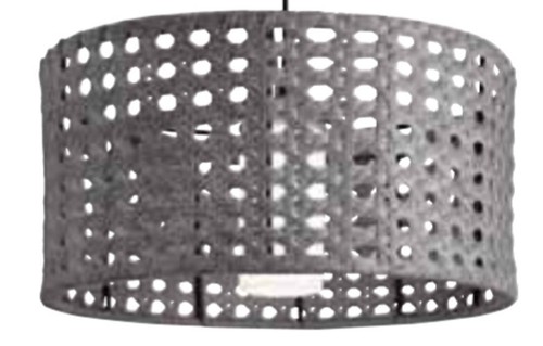 Lampenschirm 60cm grau e27 - lampenschirm,