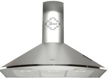 Gurari GCH 046 IS 9 Dunstabzugshaube 90cm 1000m³/h Wandhaube Edelstahl Halbrund