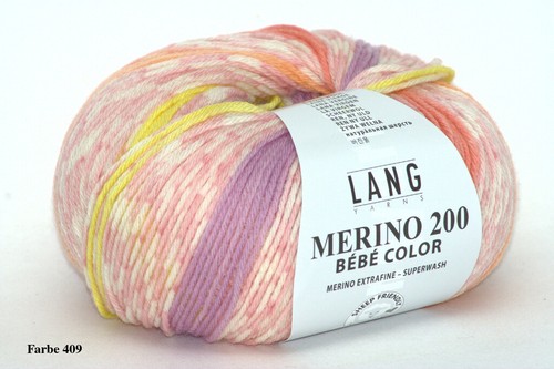 Lang yarns merino 200 - merino, bebe