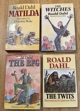4 Vintage Roald Dahl Hardback