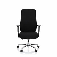 hjh OFFICE Profi Bürostuhl Chefsessel FORCOM Stoff schwarz