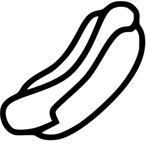 Hotdog aufkleber sticker auto - hotdog,