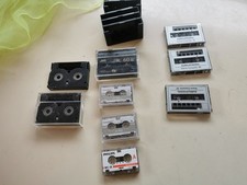 3x JVC Mini DV 60  -- und 3x Grundig Steno Cassette 30 --- und 3x Microcassette