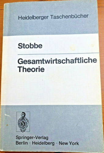 Stobbe gesamtwirtschaftliche - stobbe,,
