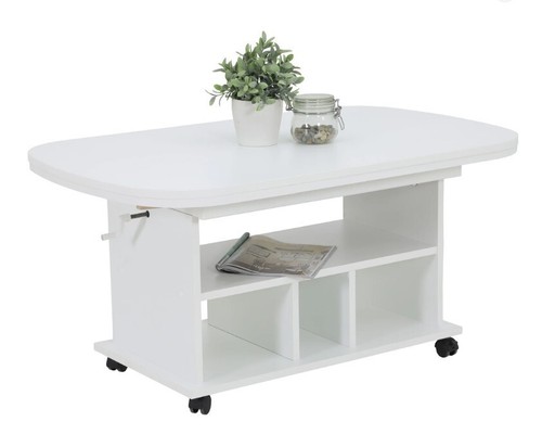 Couchtisch babsi dekor weiß - couchtisch, |