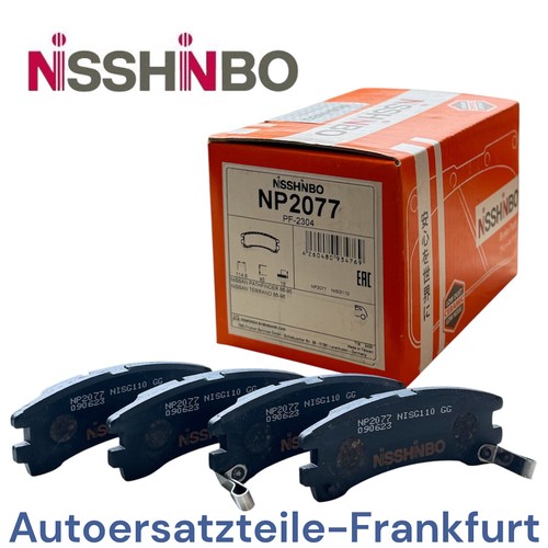 Nisshinbo bremsbeläge hinten - nisshinbo,