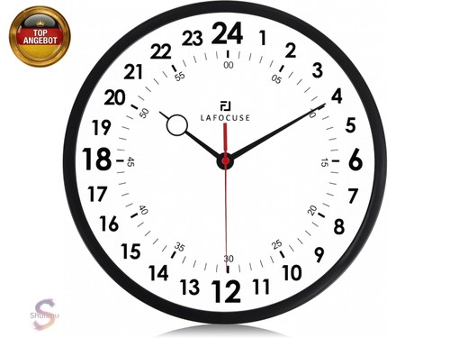30cm wanduhr stunden - wanduhr, 24