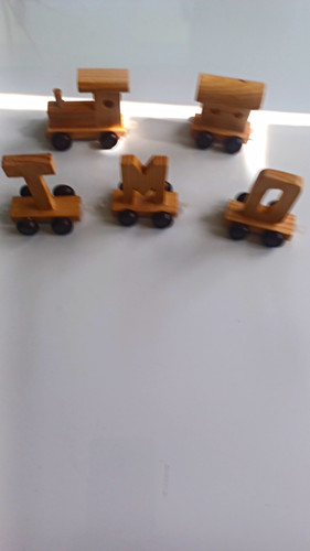 Holzeisenbahn - 5x,