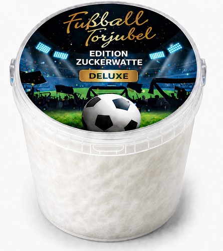 Fussball torjubel zuckerwatte - fussball,