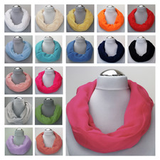 Damen Loop Schal Seide 20%