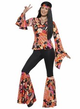 Schlager hippie kostüm - hippie,