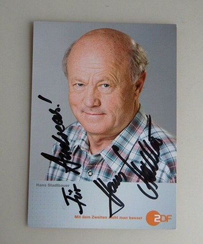 Autogramm hans stadlbauer - autogramm,
