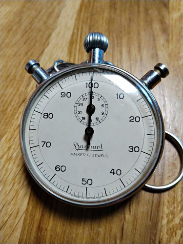 Hanhart mechanische stoppuhr - mechanische,