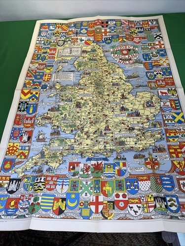 Historical map england and - historical, of
