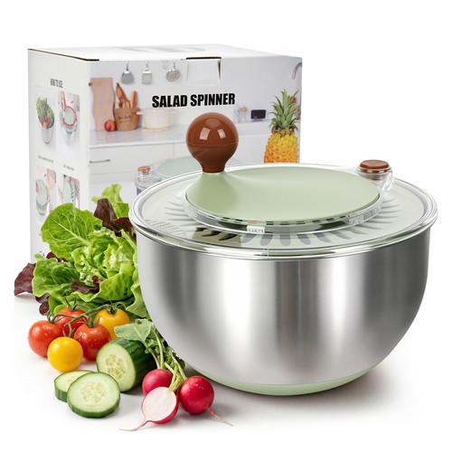 Salatschleuder edelstahl - 5l,