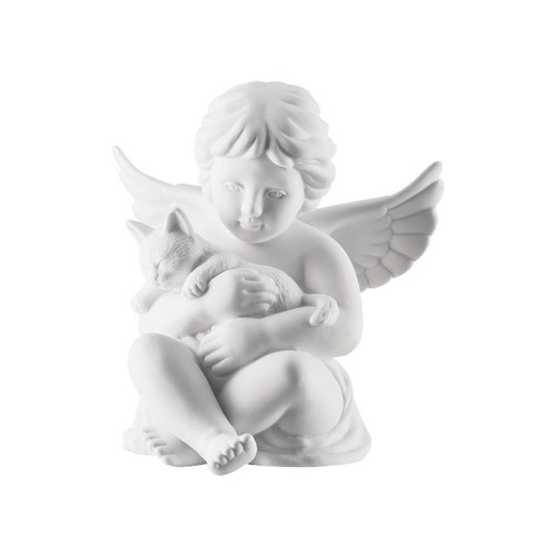 Rosenthal engel mit katze - engel,
