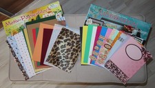 Motivkarton und Karten Konvolut