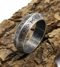 Wikinger Runen Ring aus