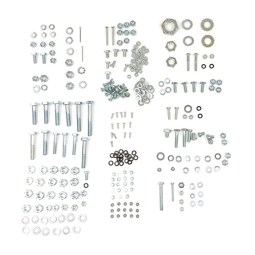 Verzinkt schrauben set - verzinkt, (296st)