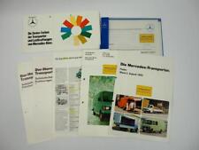 5 Prospekte Mercedes Benz 207D 209D Transporter 1981/82 + Angebot
