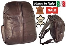 Unisex ECHTES LEDER Braun