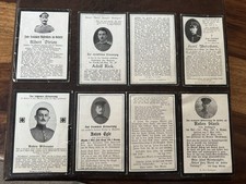 Konvolut 14x Sterbebild Verdun