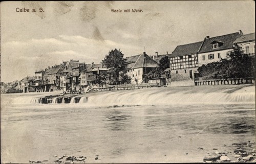 Calbe der saale - calbe, an