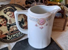 Wunderschöne Kanne Sahnekanne Krug Porzellan Shabby Antik Retro Vintage ? 